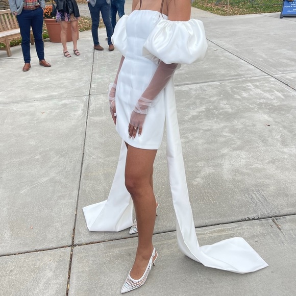 Miscreants Puff Sleeves with Train - Picture 7 of 7